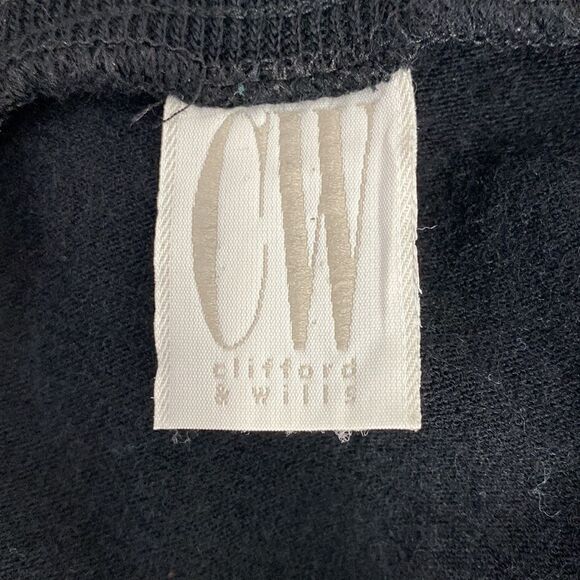 Clifford and Wills Vintage Black Wool Gaiters Jumpsuit XSP - Picture 7 of 12